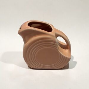 Fiestaware Apricot Mini Disc Pitcher - Hard to find retired